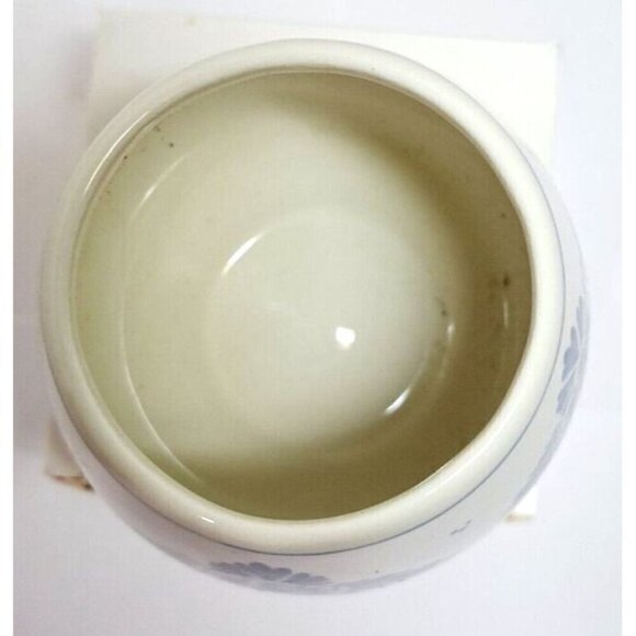 Small Delft 3 Inch Floral Bulbous Vase/Cup Signed F1 A7 1085 - Picture 5 of 7